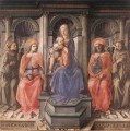 Madonna Enthroned With Saints Renaissance Filippo Lippi